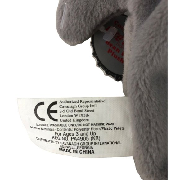 Coca-Cola 1999 Bean Bag Plush Seal in Striped Scarf & Knit Cap Coke - Picture 9 of 11